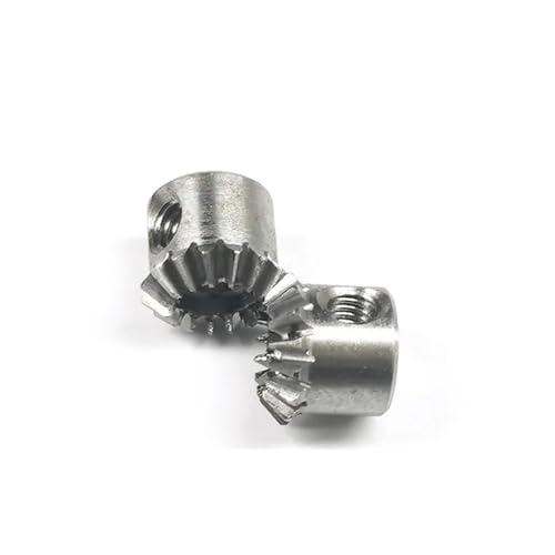 Engranaje cónico recto miniatura de cobre de 20 dientes y eje de 6mm para proyectos 2