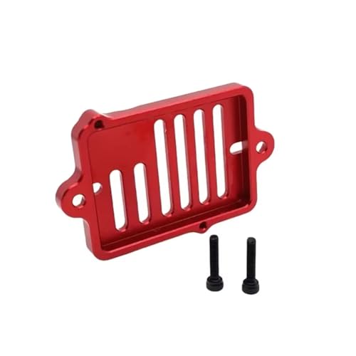 RC部品 For Hyper Go H12Y 1/12 メタル ESC マウントベース ESC ホルダー RC クローラーカー アップグレード 修理 交換用アクセサリー(Red)