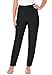 Roaman's Women's Plus Size Classic Bend Over Pant - 32 T, Black