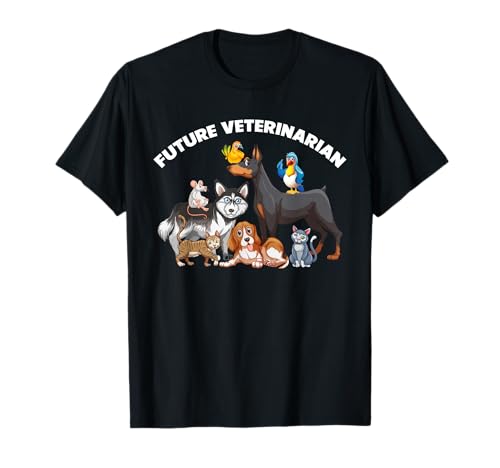 Future Veterinarian Gifts for Kids Boy Girl Vet Assistant T-Shirt