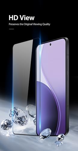 Image of TitanGuard Tempered Glass Screen Protector Guard for Oppo Reno 15c, Reno 15, Reno 14, Reno 13 and Reno 14 Diwali Edition (6.59 Inch) - 9H Hardness, Military Grade, Anti-Static, Easy Installation Kit - 1 PACK