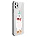 Oihxse Case Compatible con iPhone 12 Pro MAX 6.7'' 2020 Funda Transparente Silicona Suave Carcasa Protectora Navidad Santa Deer Diseño de patrón Creativo Ultra Slim Flexible Cover (A6)