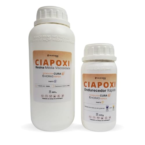 Resina Epóxi Ciapoxi Média Viscosidade 1kg