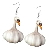 Pendientes de pato – Acrílico ajo pato colgante – Pendientes de tuerca ligeros, aretes colgantes de para mujeres y niñas, consulta la descripción, consulta la descripción, unisex