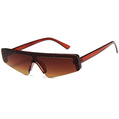 Lunettes de soleil miroir une pièce pour masquer la fatigue avec style