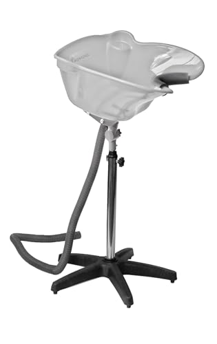 Bac lave-tête portable gris pour des shampoings parfaits en camping-car