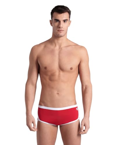 Image of ARENA Performance Men's Icons Solid Low-Waist Swim Brief Short Athletic Swimsuit