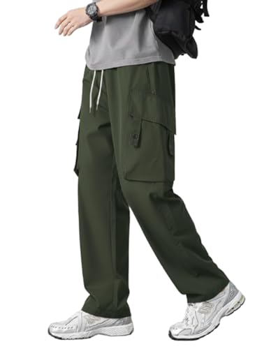 Lymio Cargo for Men || Cotton Cargo Pant || Drawstring Waist Pant...