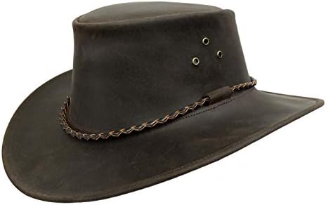 Australian Echuca Leather Hat from Down Under | Kakadu Traders Traveller Hat