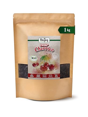 Biojoy BIO-Sauerkirschen getrocknet (1 kg), entsteint und ungeschwefelt
