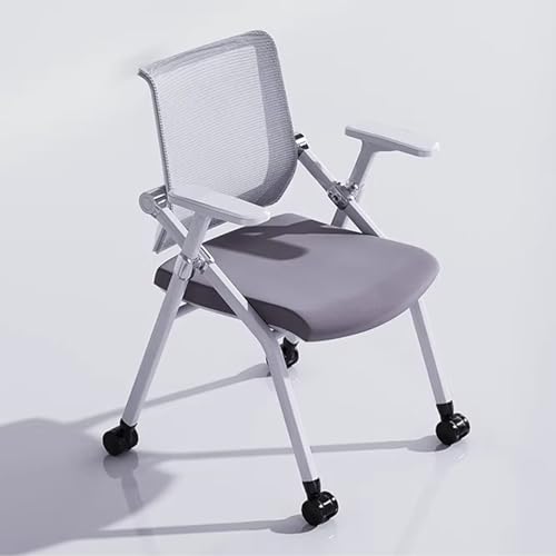 Chaise de salle de conférence moderne empilable dossier haut pliable - 2