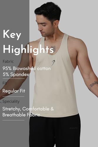 Image of FUAARK Men Gym Tank Tops Sleeveless Sport Vest