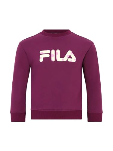 Sweat fille violet FILA Lieth chaud et doux contre la fraîcheur
