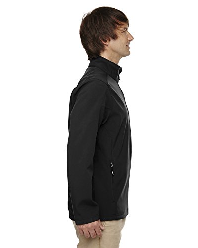 Men's Cruise Two-Layer Fleece Bonded Soft Shell Jacket XL BLACK2
