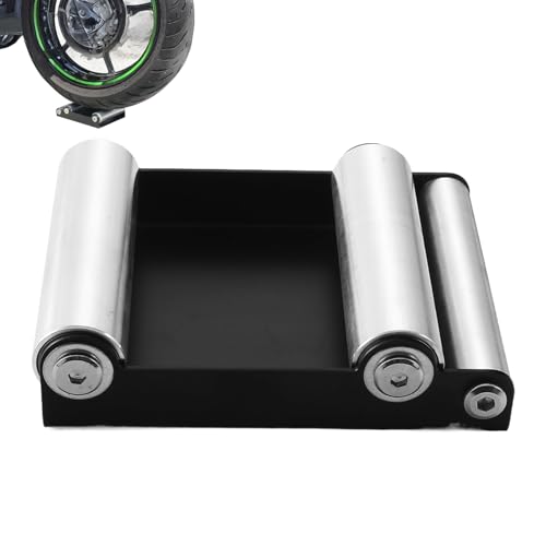 Soporte De Mantenimiento De La Motocicleta | Soporte De Acero De Rodillo De Neumáticos Para Moto | Herramienta De Limpieza De Ruedas Y Ayuda De Lubricación De Cadena, Accesorios De Mantenimiento Del C