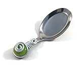 Stainless Steel Beaded Candy/Nut Spoon with Cabochon Marble