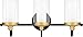 Quoizel ROW8622MBK Rowland Vanity, 3-Light 180 Total Watts, Matte Black