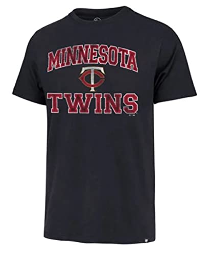 Image of 47 Men's MLB Unmatched Franklin Team Color Arched Wordmark Primary Logo Short Sleeve Baseball T-Shirt