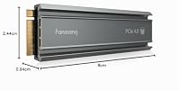 fanxiang Nvme SSD M.2 2280 1TB Interne Festplatte mit Kühlkörper PCIe 4.0, 5000MB/s Lesen, 4500MB/s Schreiben, für Gaming, Videoschnitt, Kompatibel mit Desktop, Spielekonsole (S660) – Ansicht 8