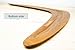 Masterfully Handcrafted Wooden Boomerang | Huge Size – 18 Inches | Flight-Tested, 100-Yard Range | Returning | Includes Throwing Guide | Boomerang for Adults | Colour: Light Brown Cedar