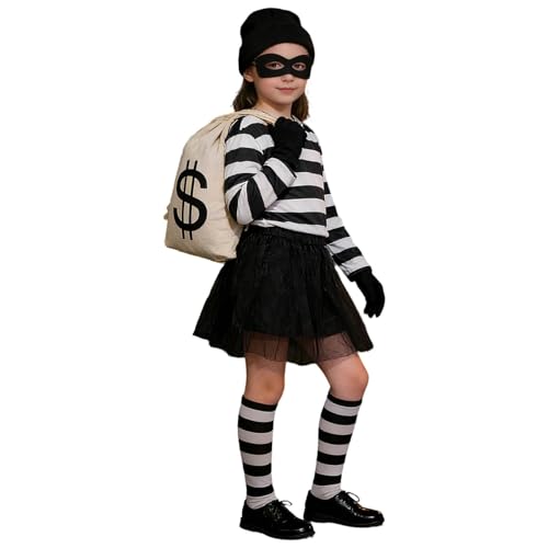 Generisch Disfraz de aventura para niña (negro, 4-6 años)