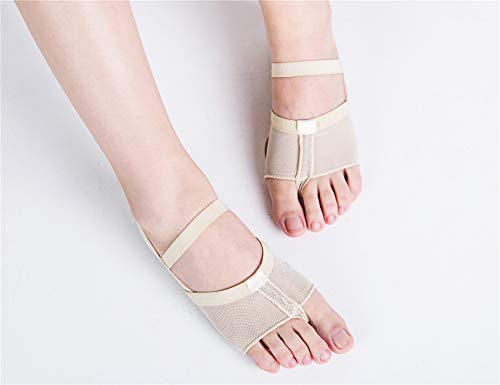 Women's Full Body Dance Foot Undies Lyrical Skin Shoes Mesh Stretch Kids Dance Paws Socks2