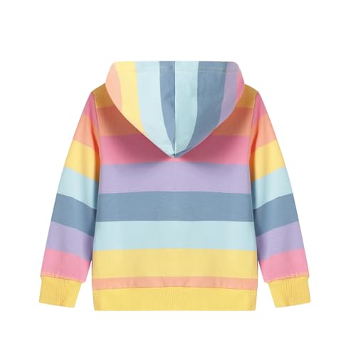 LittleSpring Kids Full Zip Jersey Hoodies Sweatshirt with Pattern2