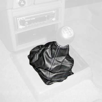 RedlineGoods Shift Boot - 2WD Compatible with Isuzu Rodeo 1991-95. Tailor Made - not Universal. Genuine top-Grade Italian Black Suede (Alcantara) with Blue Thread