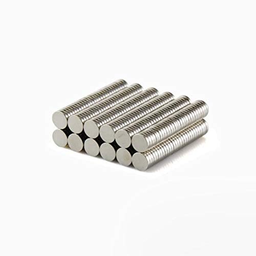 150Pieces 5x1mm Brushed nickel pawn type magnetic push pin, refrigerator magnet, office magnet, dry erase board magnetic needle, whiteboard magnet, round stainless steel magnet,5x1mm (0.2 inch)