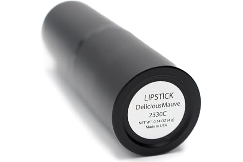 Image of Pure Ziva Delicious Mauve Medium Red Pink Lipstick Color Moisturizing Paraben Free, No Animal Testing & Cruelty Free Lip Makeup Color