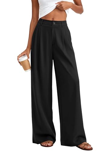 KIRUNDO Dress Pants Women 2026 Summer Palazzo Wide Leg Trousers