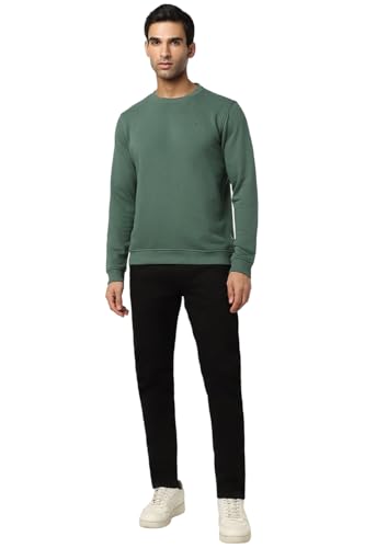 Image of Van Heusen Men Round Neck Cotton Sweatshirt