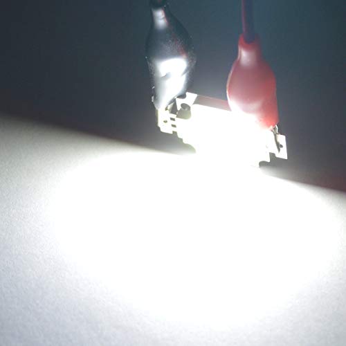 Tesfish 2 x 50 W LED Chip White 6000 K COB Light Bulb for LED Floodlight, Ceiling Light, High Energy Saving Lamp