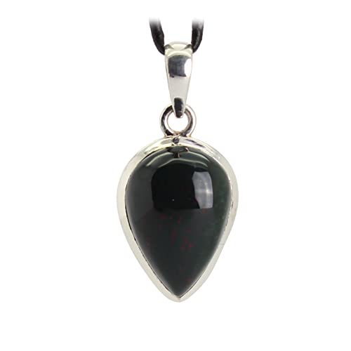 Budawi® Heliotrop Anhänger Kettenanhänger 925er Silberanhänger Schmuck