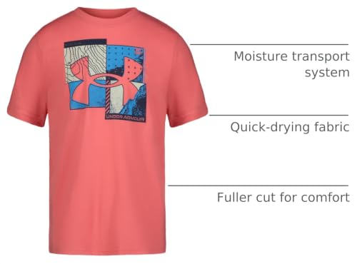 Image of Under Armour Boys' Short Sleeve Graphic T-Shirt, Soft & Comfortable, Outdoor Collection