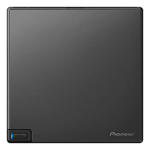 Pioneer Externes Blu-ray-Laufwerk BDR-XD08TB, USB 3.2 Gen1 (USB-Typ-C) / 2.0, schlanker tragbarer BD/DVD/CD-Brenner – Bild 3