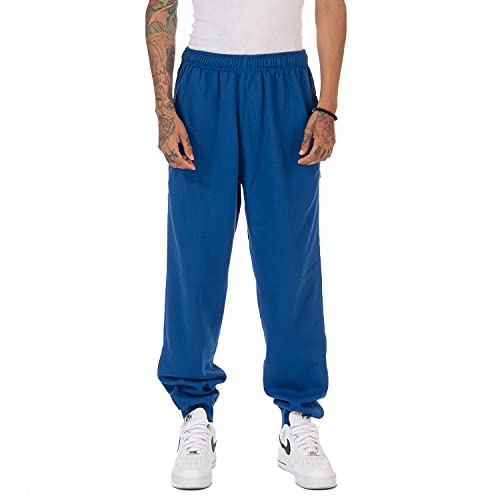 Pantalon de jogging homme polaire Pro Club bleu marine taille S contre le froid
