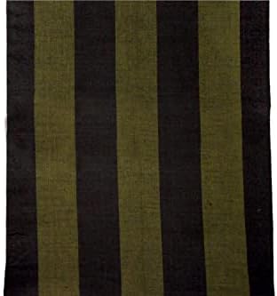 RETRO BRAND 100% Pure Cotton Black Striped Fancy Lungis For Men/2.00 Meters Length Lungis/Stitched And Unstitched Lungis/Pack Of Two Lungis