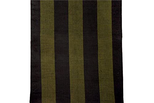 RETRO BRAND 100% Pure Cotton Black Striped Fancy Lungis For Men/2.00 Meters Length Lungis/Stitched And Unstitched Lungis/Pack Of Two Lungis