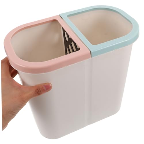 Caneca de basura rectangular PRETYZOOM sin tapa miniatura 4