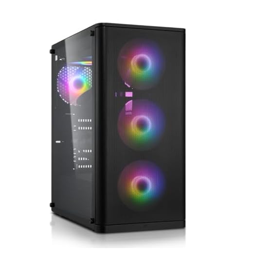 Gaming PC Ryzen 7 5700X 8X 4.6 GHz, 32 GB DDR4 RAM High Speed, 1TB M.2 SSD, RTX 4060 8GB, Win 11 Pro