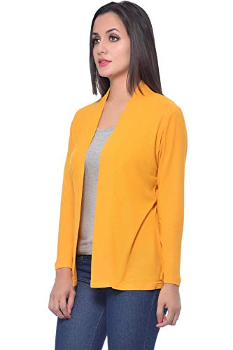 Image of Frenchtrendz Womens's Viscose Crepe Shrug(Size: XS-4XL)