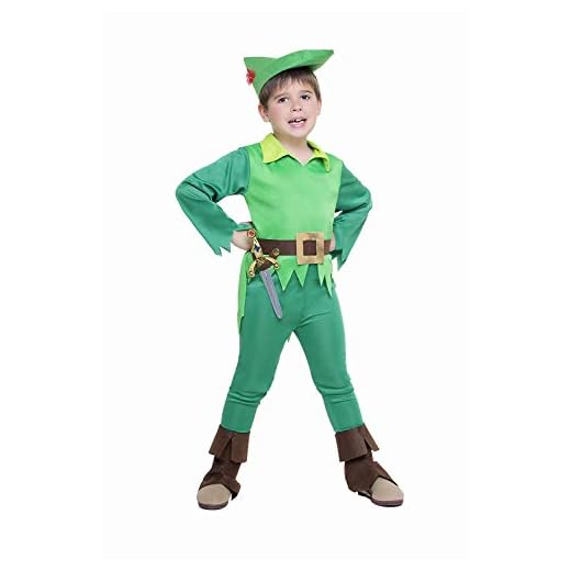 Disfraz Peter Pan Talla 3-4 Años Tamaño Infantil