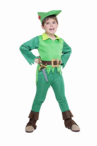 Disfraz Peter Pan Talla 7-9 Años Tamaño Infantil