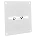 Figures Toy Company Universal Replica Belt Wall Hanger (White) for Most WWE Replica Belts