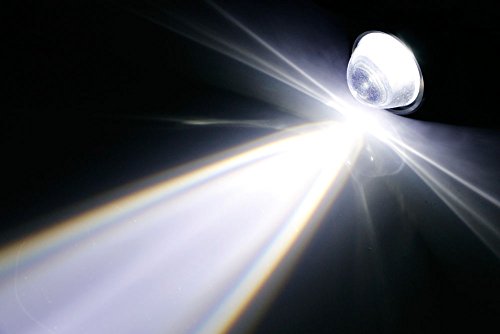 image for iJDMTOY (2) Xenon White 5W CREE High Power Bull Eye LED Projector Lamp