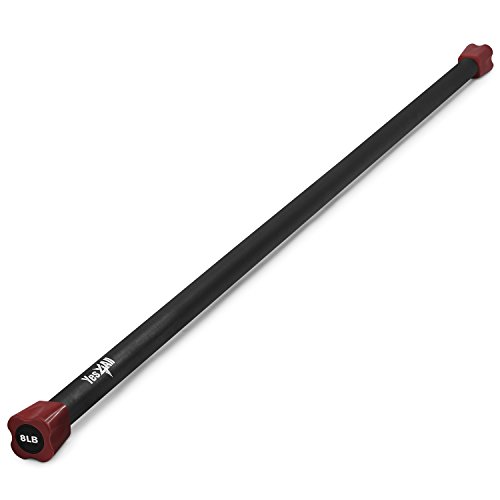 Yes4All Total Body Workout Weighted Bar / Weighted Workout Bar – Great