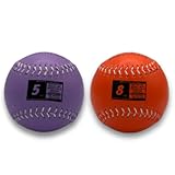 play 9 softball ponderati per pitching junior set set di 2 softball da 28 cm