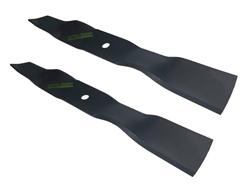 perfektGarten Lot de 2 lames de tondeuse à gazon de 49,5 cm compatibles avec John Deere Sabo LT 133 150 155 163 166 170 LX 172 176 M154158