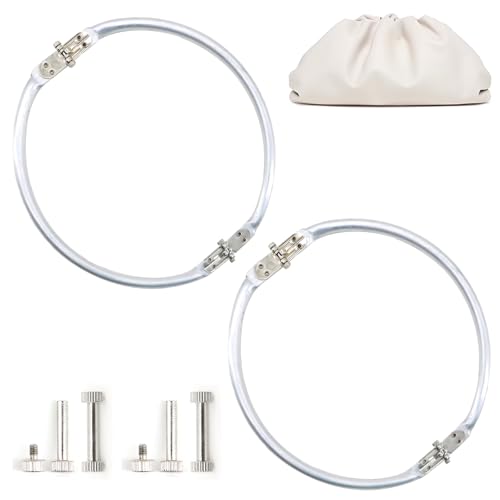 【Contenuto della Confezione】Comprende 2pz 230mm chiusura borsa uncinetto, entrambi realizzati in alluminio robusto e durevole, chiusura borsa a molla leggeri e facili da trasportare, mentre i raccordi a vite abbinati consentono di assemblare la borsa con facilità. Il design arrotondato del telaio non solo aggiunge un tocco di eleganza e stile alla borsa, ma eccelle anche in praticità.